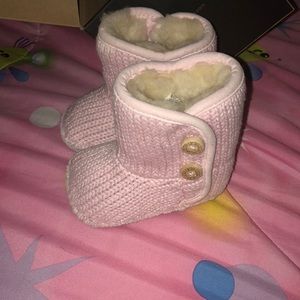 Baby pink UGG boots